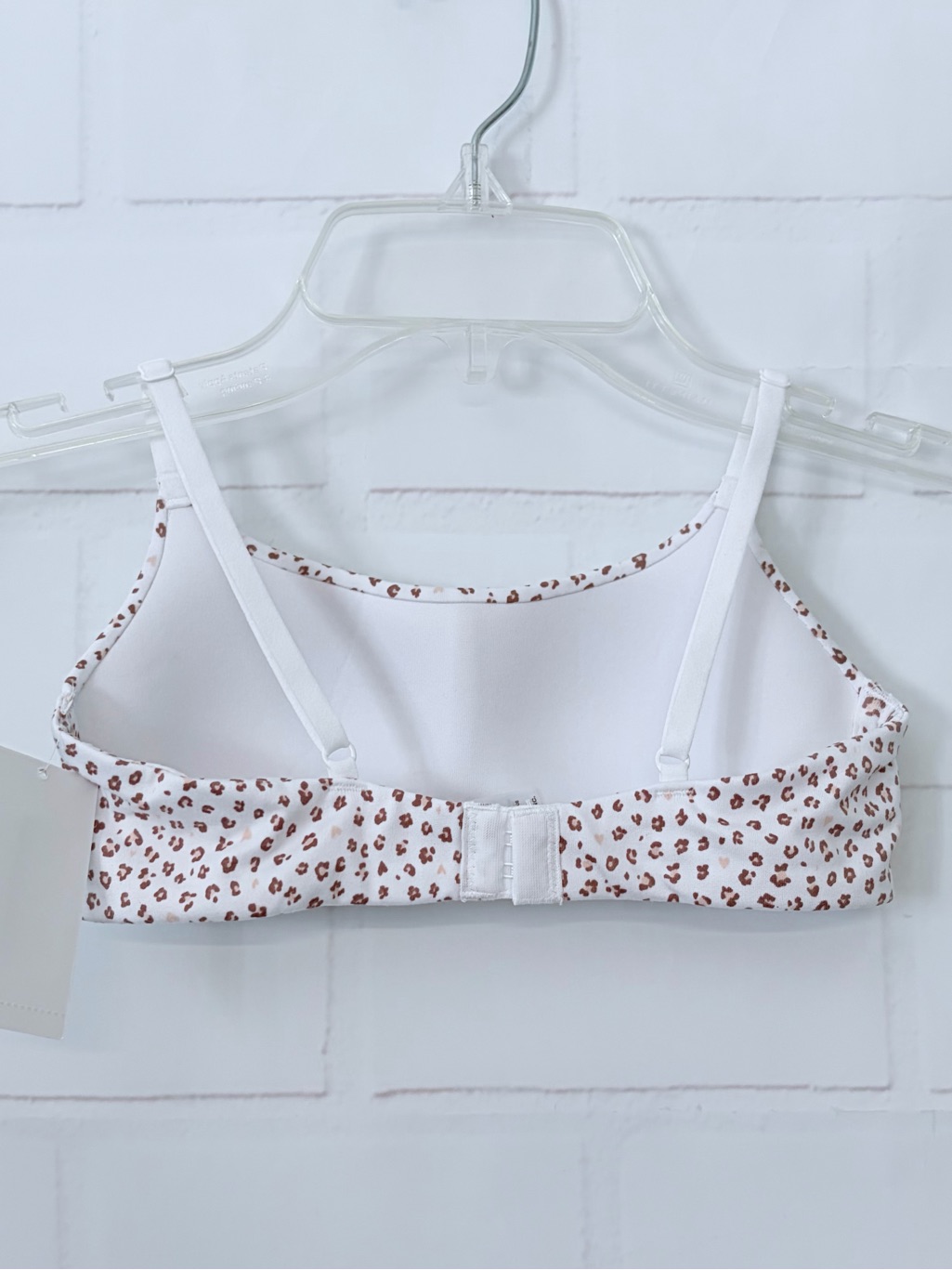 Maidenform Girl S Contour Natural Leopard Print Bralette Size 30a Nwt — image 2 of 7